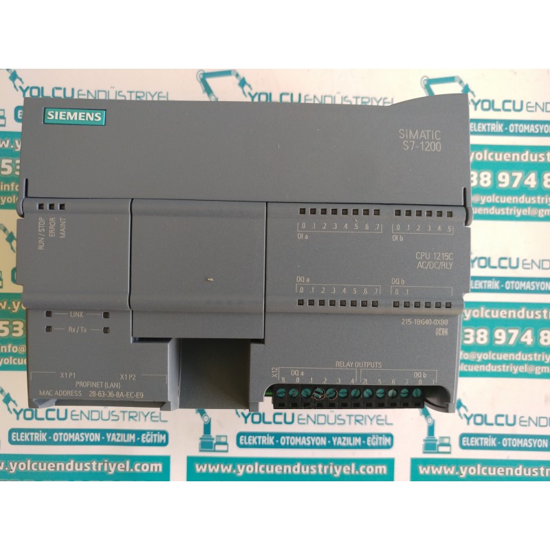 Siemens 6ES7215-1HG40-0XB0 SIEMENS SIMATIC S7-1200, CPU 1215C, COMPACT CPU, DC/DC/RELAY, 2 PROFINET PORTS, ONBOARD I/O: 14 DI 2 | Kempston Controls Siemens 6ES7215-1HG40-0XB0 SIEMENS SIMATIC S7-1200, CPU 1215C, COMPACT CPU, DC/DC/RELAY, 2 PROFINET PORTS, ONBOARD I/O: 14 DI 2 | Kempston Controls